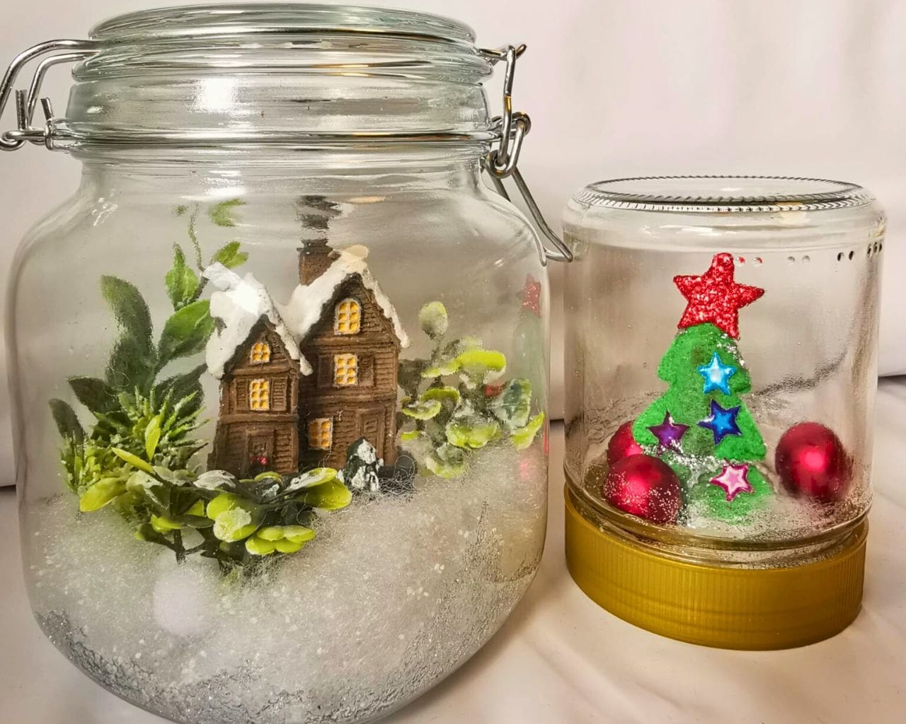 diy project winter in glass