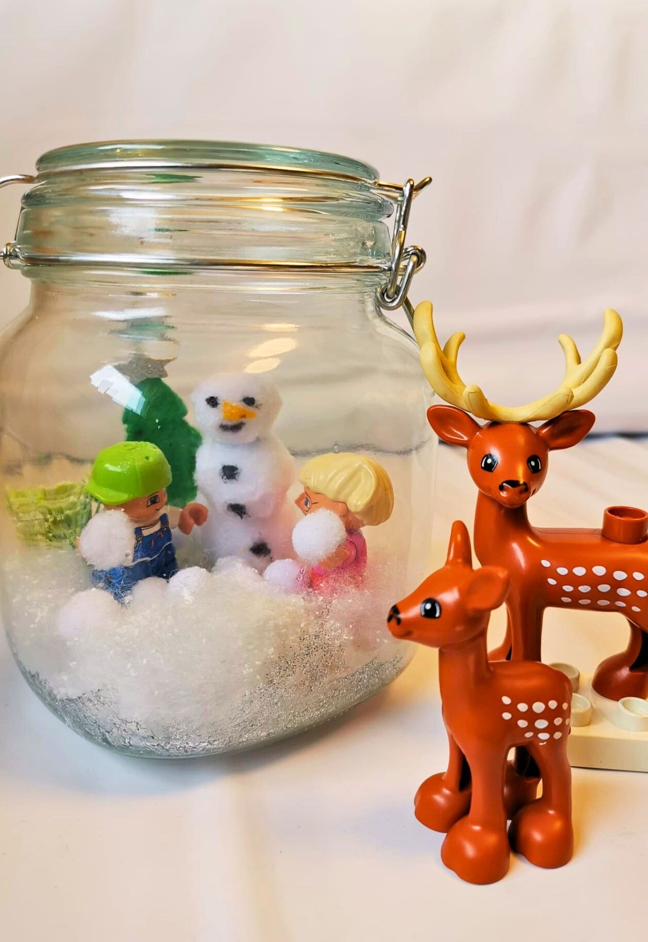 winter wonderlands in jar lego figures