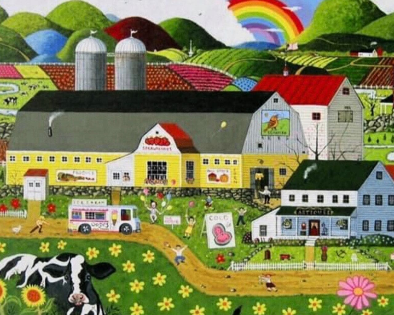 artist patrick gauthier americana sunshine dairy farm