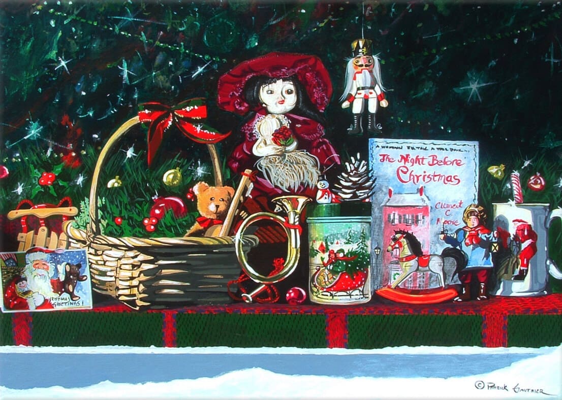 artist patrick gauthier christmas window realism