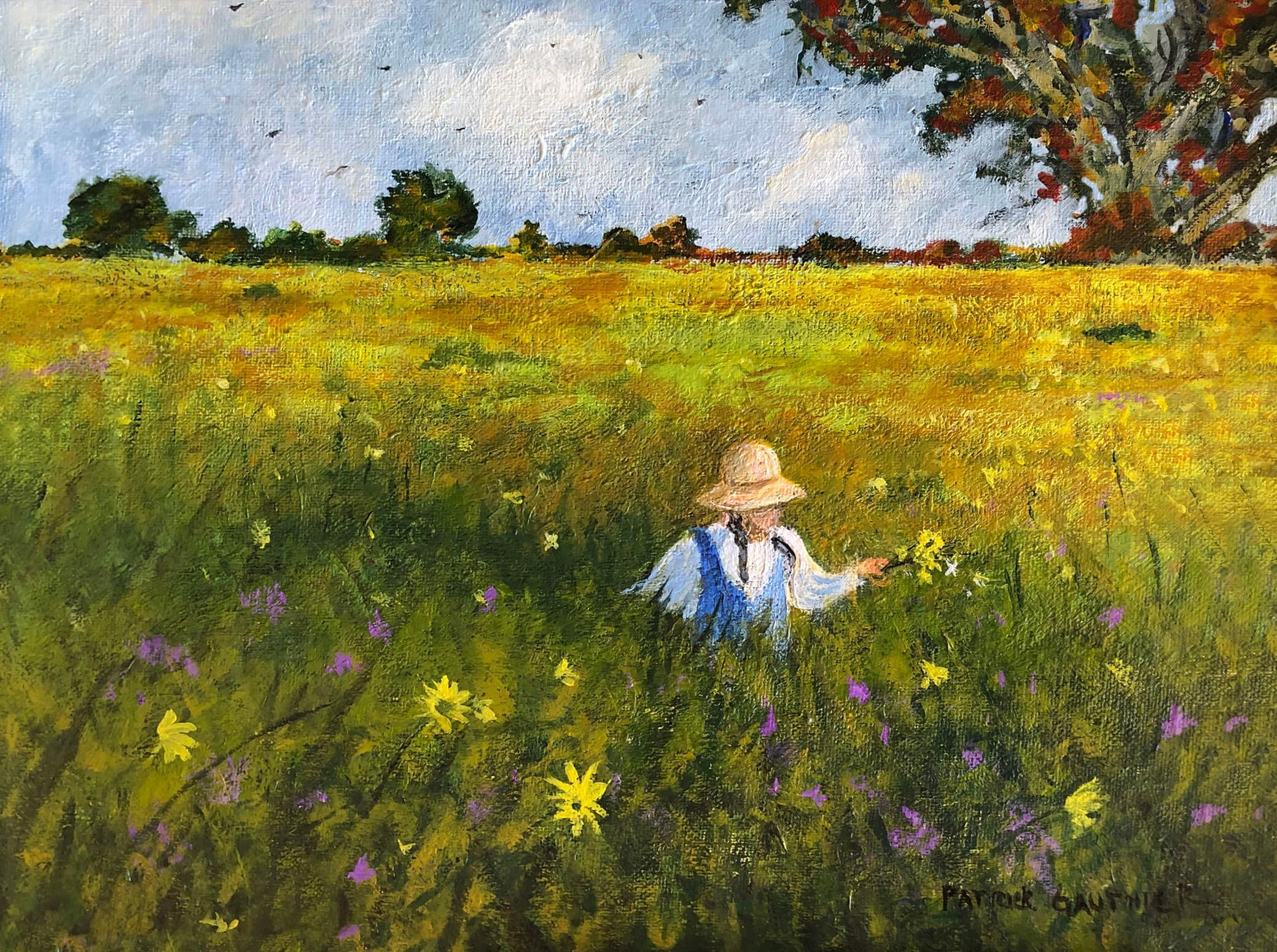 artist patrick gauthier golden fields impressionism