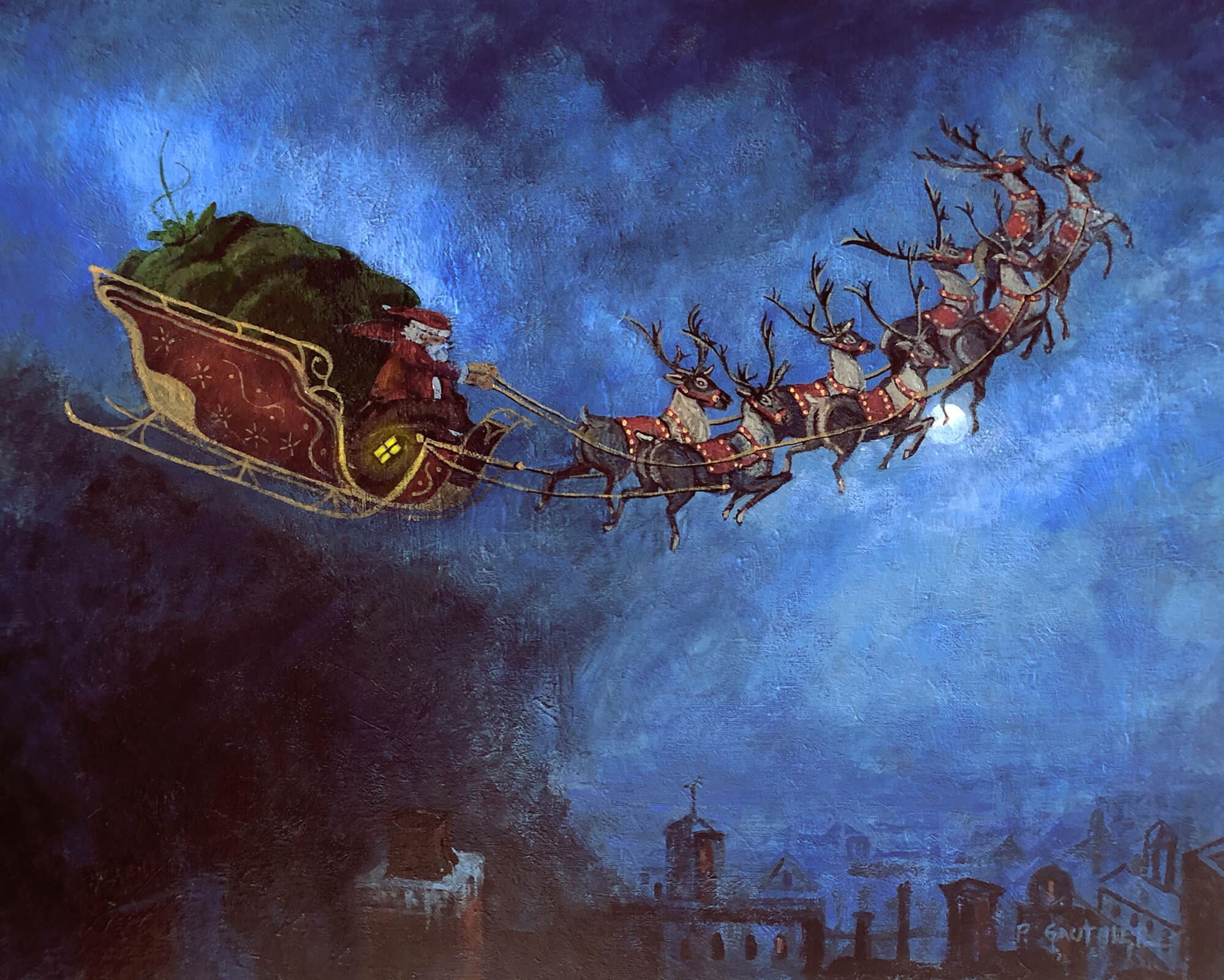 artist patrick gauthier pere noel realism