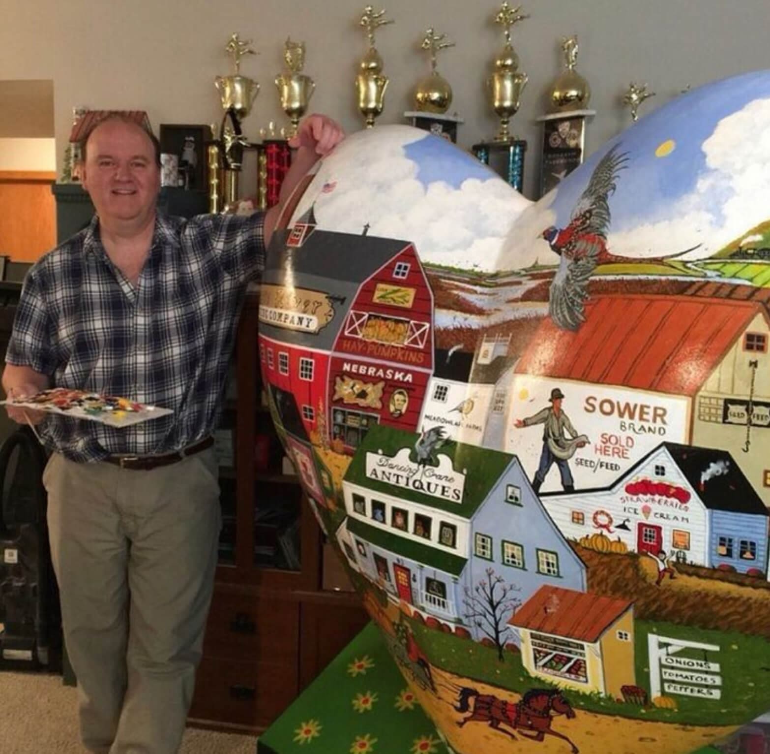 public art monument hearts