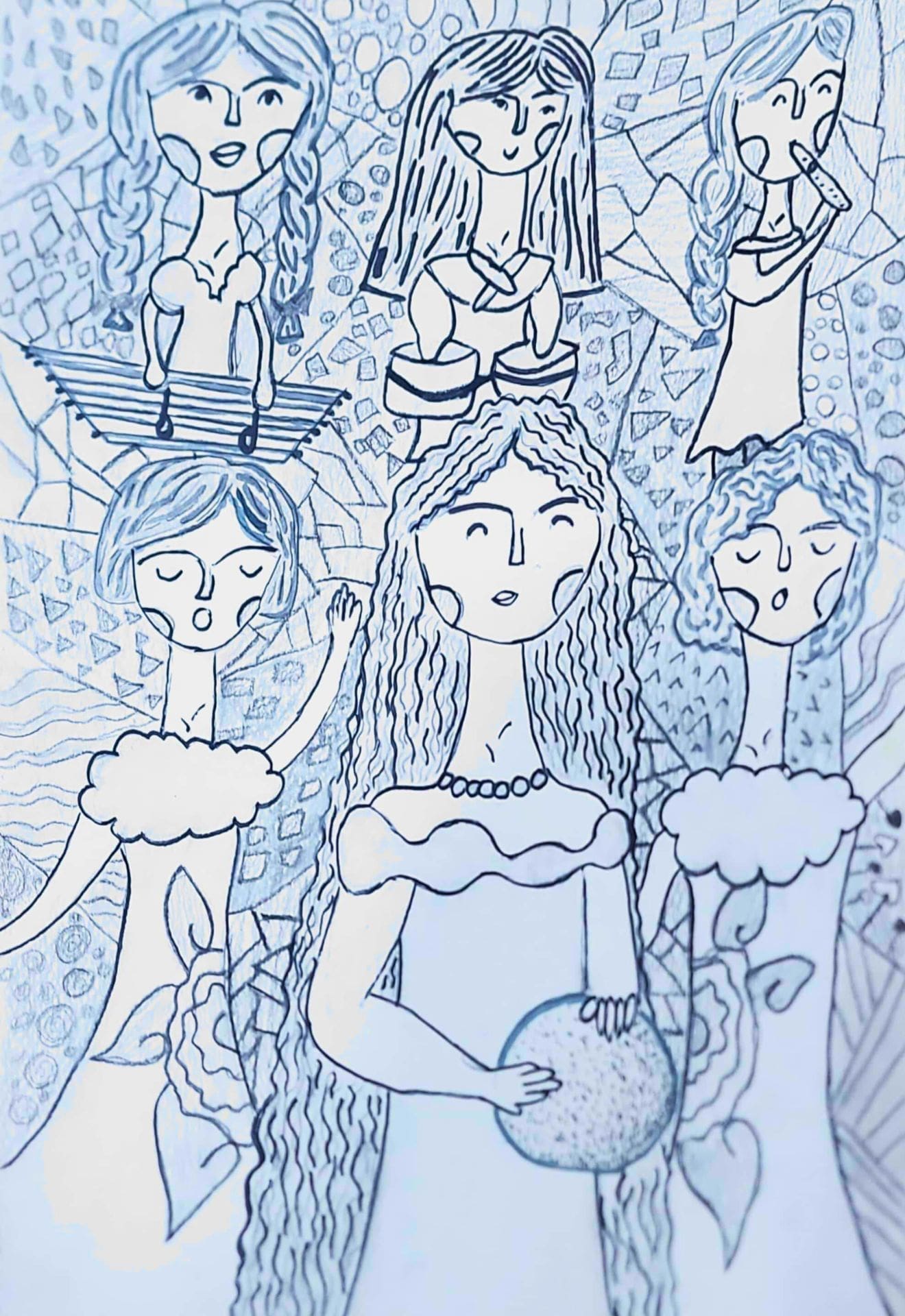 Artwork by Elena Nakhbeh Zaree