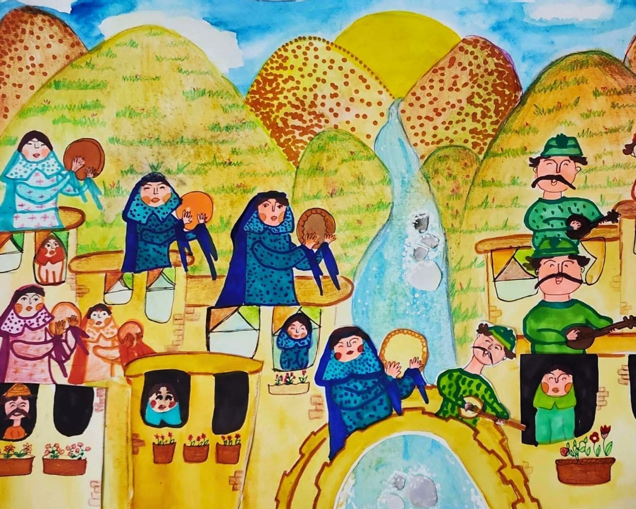 Artwork by Elena Nakhbeh Zaree