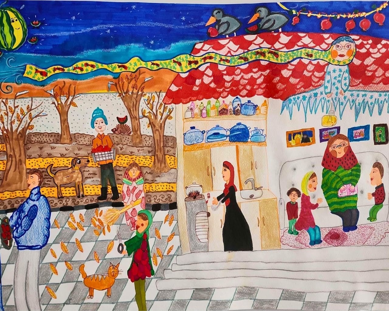 Artwork by Elena Nakhbeh Zaree